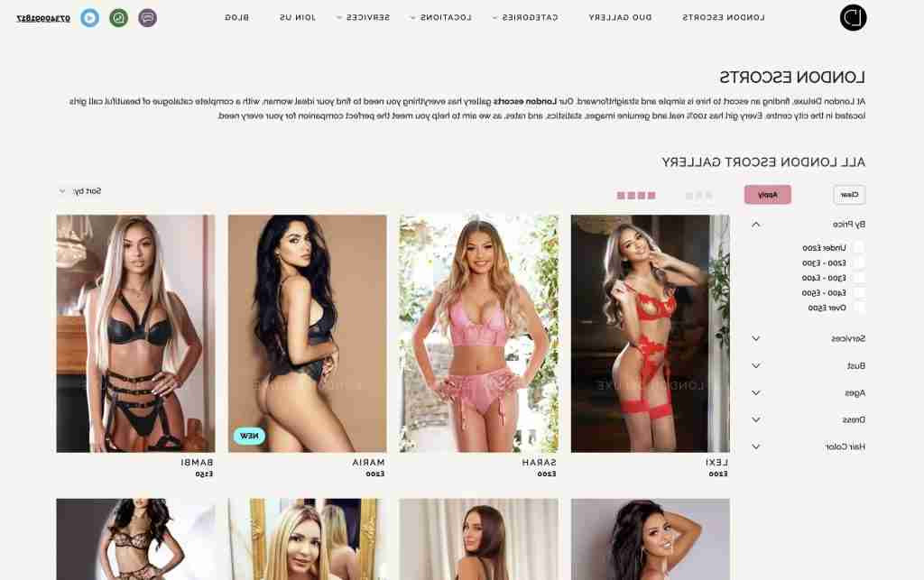 סוכנות הליווי London Deluxe